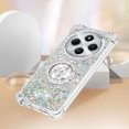thumbnail image 5 of Funda para Xiaomi Redmi 14C con Brillo Líquido Flotante, Purpurina, Parachoques y Anillo Giratorio Soporte, 5 of 5