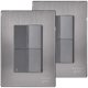 thumbnail image 1 of Placa Apagador de Pared Inoxium1A1EOxford 2Pzas Apagador/Apagador Escalera 125-250VCA 10A 50/60Hz Plateado/Oxford Acero, 1 of 4