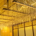 thumbnail image 4 of Xihbxyly Cortina de Luces Led de Carámbanos, Bombillas Led de Bajo Consumo, 8 Modos de Iluminación, Efecto Cascada Invernal, Decoración Navideña para Exteriores, Ambiente Festivo, Juego de 216 Luces, 4 of 7