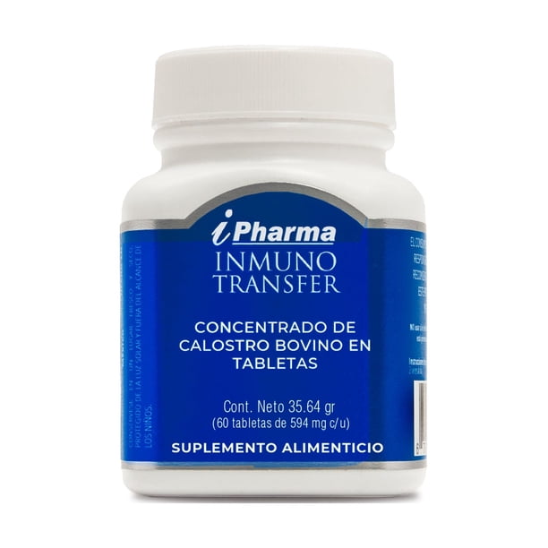 Tabletas Inmuno Transfer Calostro Bovino Concentrado I Pharma