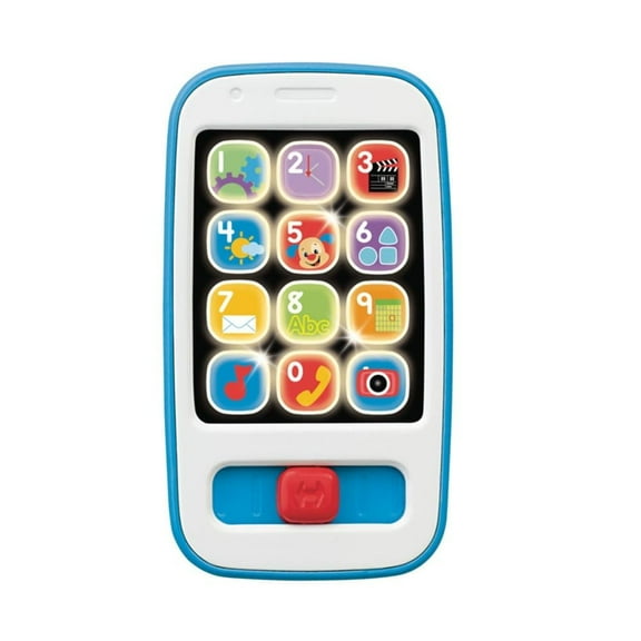 Teléfono de Juguete para bebés Fisher-Price Ríe y Aprende de Aprendizaje Azul