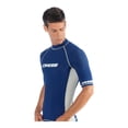 thumbnail image 3 of Playera para Caballero Cressi Rashguard Manga Corta Talla M Azul, 3 of 3