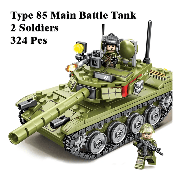Serie Sembo Blocks De Modelos Militares De Tanques Y Soldado Cantidad De Piezas 324 Xtellar multicolor