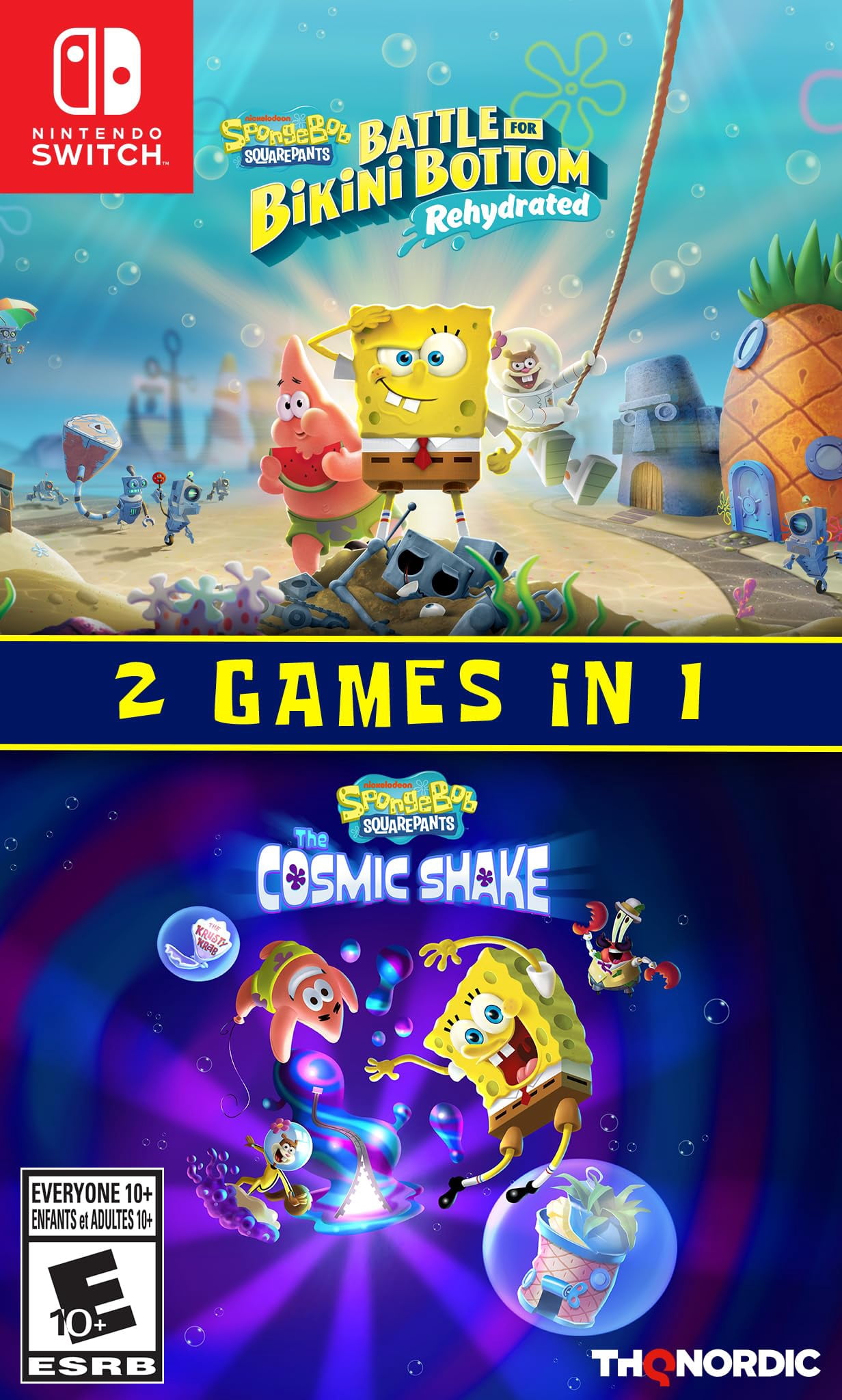 Paquete de Videojuegos THQ Nordic Bob Esponja para Nintendo Switch