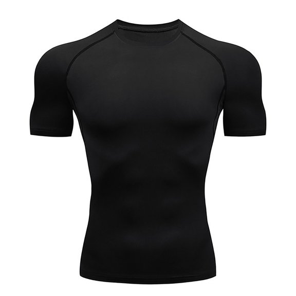 Camisas de Compresión para Hombre Camisas de Compresión de Manga Corta de Secado Fresco Camisetas Deportivas Camisa de Entrenamiento Atlético para Correr Deportes Fitness ANGGREK Otros