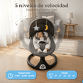thumbnail image 4 of Mecedora Bouncer Silla Vibradora Electrica Musical Columpio YEI YI-SBELECGY, 4 of 7