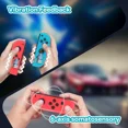 thumbnail image 4 of Mando inalámbrico compatible con Switch (modelos N-Switch, OLED y Lite); soporte para doble vibración, función de activación y control por movimiento., 4 of 6