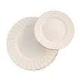 thumbnail image 3 of Juego de platos Great Value premium tono hueso contorno dorado 12 pzas, 3 of 4