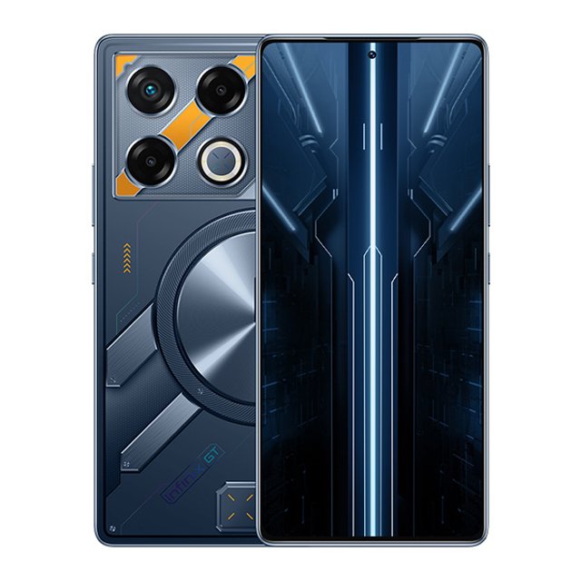 infinix gt 20 pro dual sim 256gb 12gb ram orange móvil desbloqueado en color anaranjado con pantalla AMOLED de 6.78" sin bisel; vista trasera muestra módulo triple 108MP, gran disco circular decorativo y acentos LED Mecha Loop en diseño Cyber Mecha; incluye Dimensity 8200 Ultra, sistema de refrigeración y modo Hyper Charge, ideal para gaming y streaming móvil.