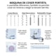 thumbnail image 4 of Maquina De Coser Portatil Electrica Mas Kit Costura Y Pedal Color Blanco, 4 of 6