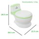 thumbnail image 3 of Entrenador de Baño Bacinica Kiddos Color Verde Claro Liso, 3 of 5