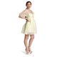 thumbnail image 2 of Vestido floral con manga abullonada Roman Fashion /Juvenil, 5081 (Lima) verde lima G, 2 of 5