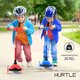 thumbnail image 4 of Monopatin Scooter para Niños de 2 a 5 Años Hurtle, 3 Ruedas con Luces LED, Mini Kickboard con Freno, Manillar Ajustable de 63 cm a 71 cm, Antideslizante, Patin del Diablo, Rojo, 4 of 7