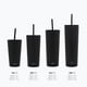 thumbnail image 4 of Vaso aislante moderno, sencillo, con tapa y pajita, 500 ml, 4 of 7