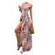 thumbnail image 2 of Maxi Vestido Dama Mujer Fiesta Ó Playa Sexi Elegante Cruzado Dara Baby  Vest077, 2 of 6