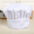 thumbnail image 1 of Cocinero Ajustable Cocina Panadero Chef Gorra Elástica Sombrero Catering 18 - Yotijar Chef Gorra, 1 of 9