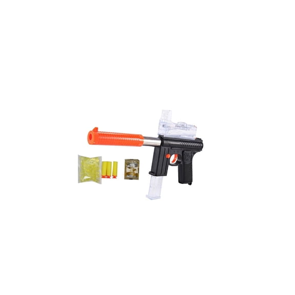 Pistola de Hidrogel The Baby Shop  con 950 bolas de gel y 3 dardos de espuma Negro -