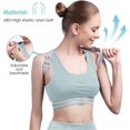 thumbnail image 3 of Masajeador de cuello, 2 piezas, masajeador moldeador corporal de infrarrojo lejano, alivio cervical portátil, terapia ultrasónica para glándulas linfáticas, cinturón inteligente para corregir jo, 3 of 5