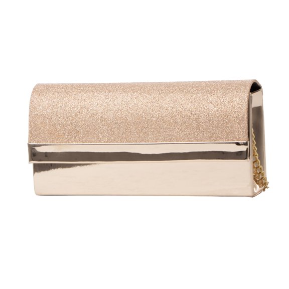 Bolsa De Mujer Fana Fiesta Color Oro Light Sensacional