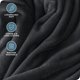 thumbnail image 5 of Bare Home Manta de Felpa Polar de 300 G/M², Microfibra Mullida, Suave y Afelpada, Tamaño Twin/Twin XL, Color Negro, 5 of 7