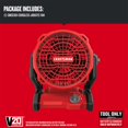 thumbnail image 3 of Ventilador inalámbrico CRAFTSMAN 20V MAX* CMCE001B con 3 velocidades rojo, 3 of 6