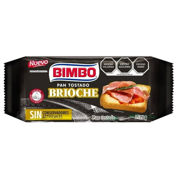 Pan tostado Bimbo brioche 210 g