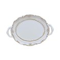 thumbnail image 1 of Organizador de maquillaje y perfumes, bandejas de tocador, bandejas para mesa de centro, bandejas decorativas para cosméticos. Estilo Europeo Blanco, 1 of 9