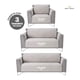 thumbnail image 2 of Protector de Sala 3 Pzas Reversible Pinsonic, Real Textil (Marfil - Gris, CH/M/G), 2 of 6