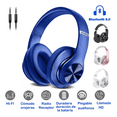 thumbnail image 2 of Audífonos De Diadema Inalámbricos Bluetooth Azul, 2 of 5