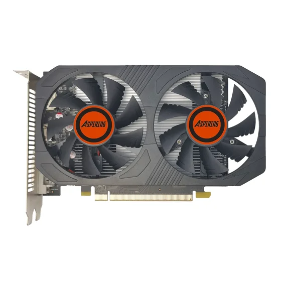 AMD Tarjeta Gráfica Radeon RX 560, 4gb, Gddr5, 128 Bits, Tarjeta de Video para Juegos de Escritorio para PC, PCI Express 3.0 X8, DirectX 12, Computadora GPU, Puerto VGA, HDMI, DVI-D Dual Link