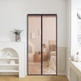 thumbnail image 4 of Cortina de Puerta de Malla Magnética, Mosquitero con Cierre Magnético, Tela Metálica, Barrera contra Insectos con Malla Fina, 210 x 90 cm, para Hogar, Dormitorio, Sala de Estar, 4 of 7