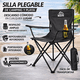 thumbnail image 2 of 4 Sillas Plegables De Camping Y Playa de Exterior Mesa 120cm negro, 2 of 11
