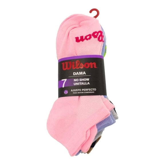Tin Wilson para Dama Diseño Liso Varios Colores 7 Pares Unitalla