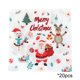 thumbnail image 2 of pstuiky Servilletas con motivos navideños disponibles en dos estilos: árbol de Navidad y Papá Noel, ideales para decoración de fiestas., 2 of 6
