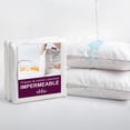 thumbnail image 1 of Pack Protectores de Colchón y de Almohada UBBE 100% Impermeables Hipoalergénicos, Antiácaros, Silenciosos y Transpirables, Tamaño Individual, 1 of 9