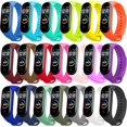 thumbnail image 3 of Correa De Silicón Unisex Para Smart Watch Mi Band 7 / 6 / 5 De Xiaomi, 3 of 5