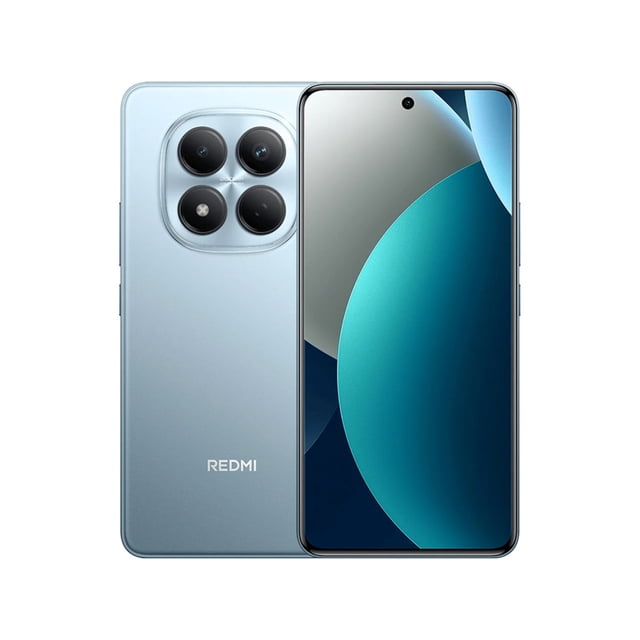 smartphone xiaomi redmi note 15 pro 4g 8+256 gb azul desbloqueado vista frontal y trasera centrada, pantalla AMOLED de 6.77" FHD+ con tasa de refresco hasta 120 Hz y agujero central para cámara selfie, acabado azul mate, módulo trasero cuadrado con tres lentes y flash, cámara principal 200 MP, MediaTek Helio G200-Ultra, 8 GB RAM y 256 GB almacenamiento, sensor de huellas en pantalla y batería de 6500 mAh con carga rápida 45 W; también suele usarse como dispositivo multimedia portátil para streaming y juegos.