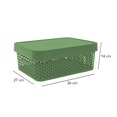 thumbnail image 3 of Caja con Tapa 11 Litros Plastic Trends Modelo Paris Color Verde, 3 of 4