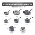 thumbnail image 2 of Juego de Cocina T-Fal Ultimate Hard Anodizado Antiadherente 13 piezas, 2 of 9