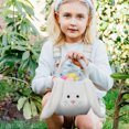 thumbnail image 3 of Xihbxyly Cesta de Pascua Personalizada con Forma de Conejito, Diseño Suave y Esponjoso, Lindas Orejas de Conejo, Gran Capacidad para Huevos y Dulces, Ideal para Pascua o Uso Diario, Regalo para Niñas, 3 of 4