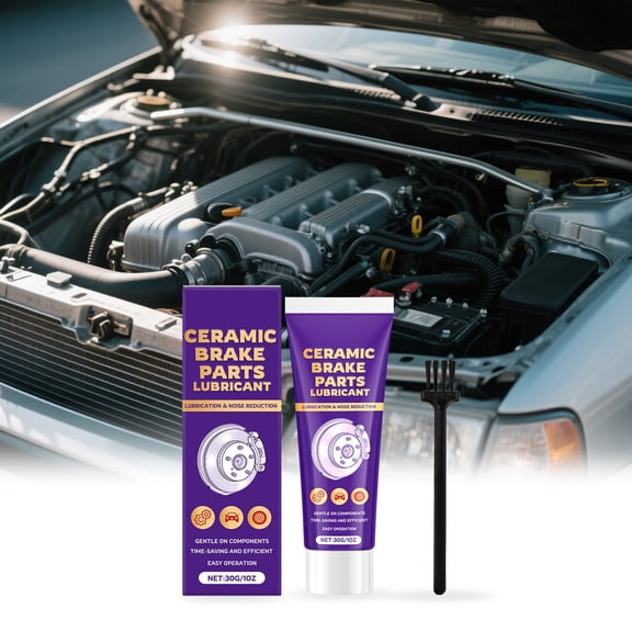 CaiYueKe 30g Ceramic Brake Parts Lubricant Grease, High Temp Brake Caliper Grease for Automotive Brake System, Anti-Seize Lubricant for Sliding Pins Pad Assembly