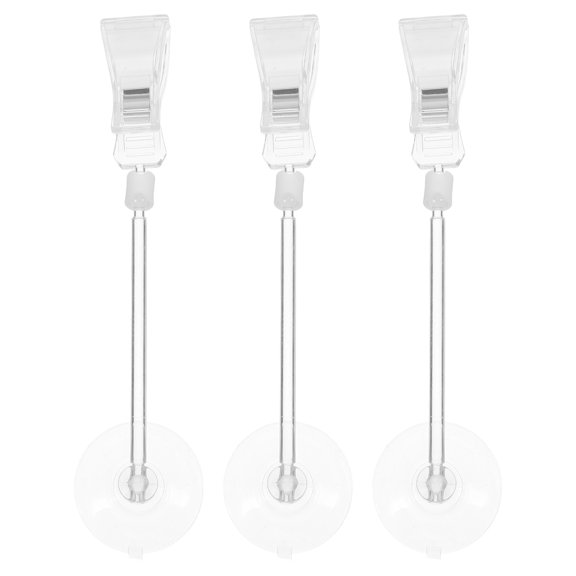 unbranded 3Ud Clips Para De Peces Con Ventosa Material PVC Para Sujetar Comida Y