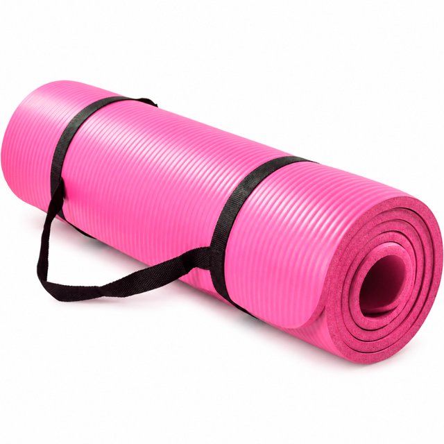 Tapete Yoga Pilates Ejercicio Centurfit Fitness Portatil Rosa