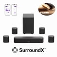 thumbnail image 1 of ULTIMEA Aura S4T Barra de Sonido para TV 7.1ch con 4 Bocinas Envolventes, Sistema Envolvente Sound con Subwoofer de 5.25", Control por App, Bluetooth 6.0, HDMI/OPT/AUX, Potencia Máxima 350W, 1 of 15