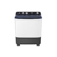 thumbnail image 1 of Lavadora Semiautomática Mabe 13 kg Doble Tina con Tecnología Safe&Clean Blanca con Tapa Azul LSM13BA, 1 of 9