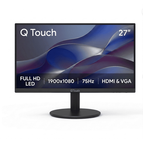 Monitor Qtouch 27 Pulgadas LED 1900 x 1080 FHD negro Qt-2700