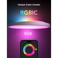 thumbnail image 2 of Lámpara de techo Govee Smart RGBIC LED 2400LM 12 pulgadas 220V, 2 of 9