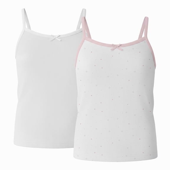 Camiseta Interior George para Niña, Diseño con Tirantes Multicolor Talla 10, 2 Piezas