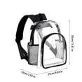 thumbnail image 3 of Mochila transparente de PVC transparente para la escuela, mochila impermeable de gran capacidad para viajar y gimnasio para estudiantes y trabajo, 3 of 6