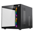 thumbnail image 2 of Gabinete XTREME PC GAMING Crystal Core Mini Torre 3 Fan ARGB 600W Negro CDXT3700BK, 2 of 5